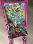  Vintage 1993 Sky Kids The Flintstones Toy Doll Stroller Pink 90s Nostalgia