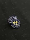 Resident Evil Biohazard Raccoon Police Department S t a r s Metal Badge Brooch
