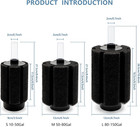 100-120 Gal Large Aquarium Sponge Filter With Air Stone And Ceramic Media 2 Pack