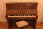 Steinway Upright Piano  Rare 1874 Antique Rosewood In Magnificent Condition 