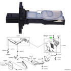 Maf Mass Air Flow Meter Sensor 22680-bv80b Afh60m-48 For Nissan Sentra Infiniti