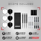 Pegasus Tungsten Steel Darts Set - 30 Gram - Black Shafts - Extra Thick