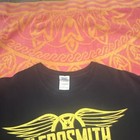 Aerosmith Global Warming Tour Original Black Graphic T-shirt  Size M