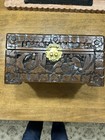 Carved Camphor Wood Chest With Traditional Chinese Scenes
