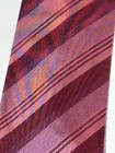 Prada Milano 100  Silk Designer Striped Tie Italy Chardonnay Chameleon 3   x60   