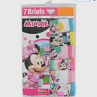 Disney Minnie Girls Mouse Underwear Size 2-3 T  Toddler Panties Cotton Pack Of 7