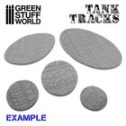 Rolling Pin Tank Tracks Texture Terrain Roller For Wargames And Miniature Bases