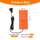 Silicone Heating Pad 110v 75w Car Engine Block Oil Pan Heater Strip 127x50 4mm