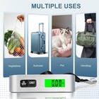 Digital Luggage Scale  110lb Portable Suitcase Weight Scale For Travel With Back