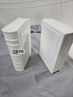 Ceramic Book-themed Bookends