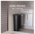  big Sale  Simplehuman 50l 13 Gallon Semi Round Kitchen Step Trash Can