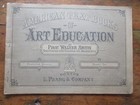 2 Books 1875 Louis Prang American Text Books Art Education Perspective Geometric