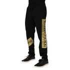 Dolce   Gabbana Pants Black Cotton Logo Tape Men Jogger It52 w38 xl Rrp 750usd