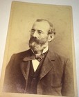 Rare Antique American Occupational Businessman  William Russell Ny Cabinet Photo