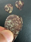 Vintage 5 Pc Gibson Guitar Picks Lot 1940-50s Impressed Straight Lettering Rare