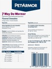 Dog De-wormer Petarmor 7-way Chewable Large Dogs - Tapeworm   Roundworm 2 Chews