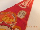 Vintage Cadillac Mt   Bar Harbor  Maine Pennant With Map Of  mt  Desert Island 