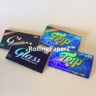 4 Packs Clear Rolling Papers 1 1 4 Size  2  Trip And  2  Glass 50 Leaves Per Pk