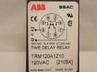 206395 Old-stock  Abb Trm120a1z10 Time Delay Relay  120vac  2105x