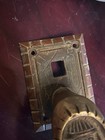 Rare C 1920 Ornamental Cast Brass Art Deco Egyptian Revival    mummy    Door Handle