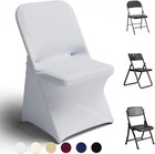 White Spandex Chair Covers 100 Pcs For Wedding Party