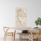 1900 Map Of Thailand Siam Thai History Cartography Decor Fine Art Print