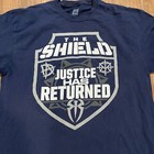 The Shield Justice Has Returned Wwe T-shirt Sz Xl Wrestling Shirt Roman Reigns