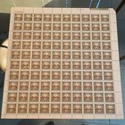 Lot Of 8 Philippines 1947 Documentary Revenue Specimen Sheets Of 100 Stamps 