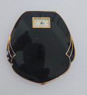 Art Deco vintage illinois Enamel Compact And Watch beautiful Compact works