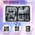 Manicure Pedicure Kit Professional 30pcs Complete Nail Care Kit   fingernail And T