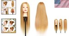 High-quality 100  Real Human Hair Mannequin Training Head - Perfect For Students