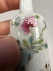 Chinese 18th Century Qianlong Famille Rose Enameled Porcelain Snuff Bottle Vase