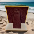 Vintage 14k Gold Plated Picture Frame With Velvet Backing 8x10