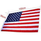 3x5 American Flag Made Ln China Stars Stripes Sewn Grommets Nylon Banner