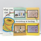 Vintage Tandy Leather Braiding   Lacing For Fun Booklet Craft Guide Pattern Vg