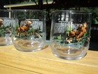 4 Vintage Sunoco North American Wildlife Glass Libbey North American Moose - New