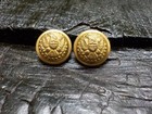 Old Rare Vintage Antique Civil War Relic Officers Staff Buttons Loaded With Gold