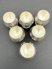 Set Of 6 Gorham Sterling Silver Mini Cordial Goblet Shot Chalice 955 Vintage Cup