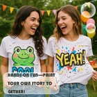 Fabric Paint Set     12 Permanent Acrylic Colors With 6 Brushes   Palette     Non   