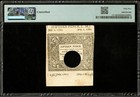 1780 Connecticut American Revolution Colonial Continental Note Currency Pmg Au55
