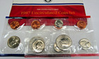 1987 P   D United States Mint Uncirculated Coin Set