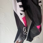 Fox Riding Girl s Size 12-14 Large Moto Dirt Bike Black Pink Riding Pants