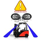 Blue Forklift Light Safety Warning Working Lamp Truck Led Warehouse 10pcs