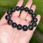   Old Tibet Buddhism Agate Bead Prayer Exorcism Dzi Elasticity Bracelet Bangle 