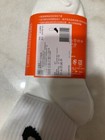 3 Pairs Nike Cotton Cushioned Crew Socks White Eur 38-42 Performance Athletic