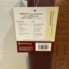 Bible Cover Names Of Jesus  Zippered  Italian Duo-tone Faux Leather  Brown tan