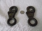 2 Vintage Klein Cable Safety Snaps