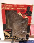 Printing  Press Superior Cub Metal  Toy Make Newspapers Business Cards