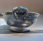 Vtg Simpson Hall Miller   Co Quadruple Silver Plate Wide Bowl Handles - 1800   s