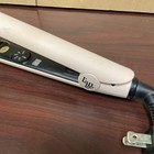 Lange Ceramic Flat Iron Hair Straightener Pink 1  Hs098 Swivel Cord Tested